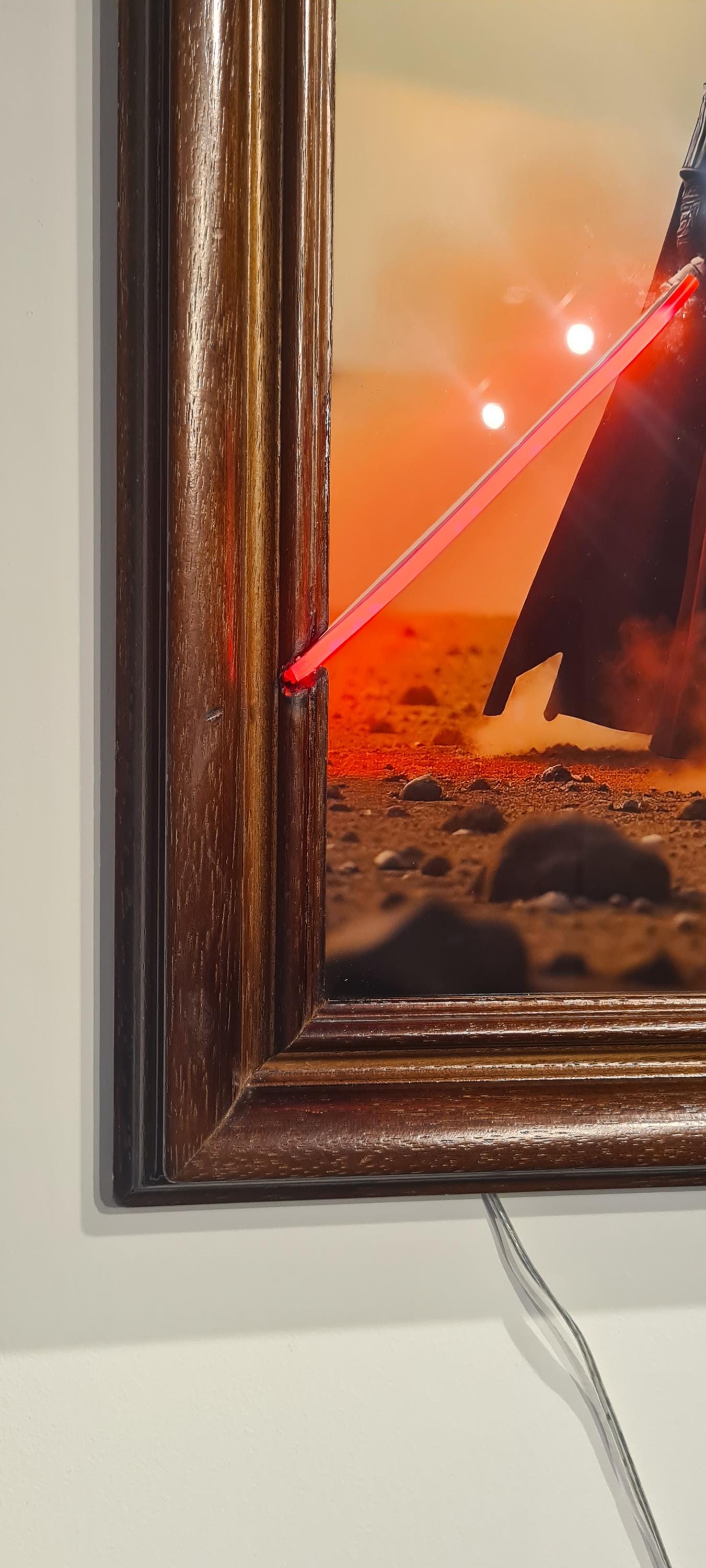 Cadre led "dark vador" Etsy