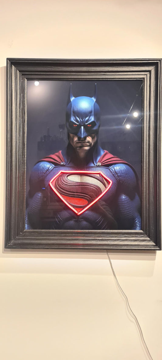 Cadre led "super batman " Etsy
