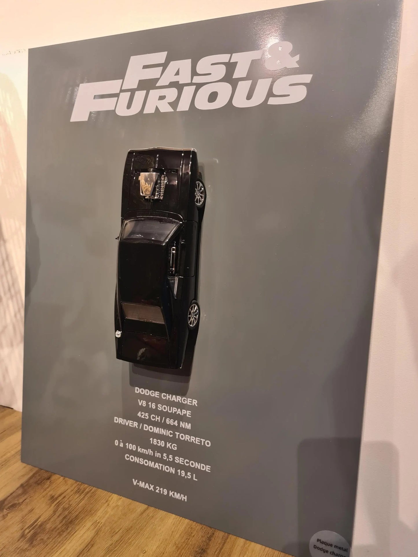 plaque metal murale dodge charger de fast and furious Etsy