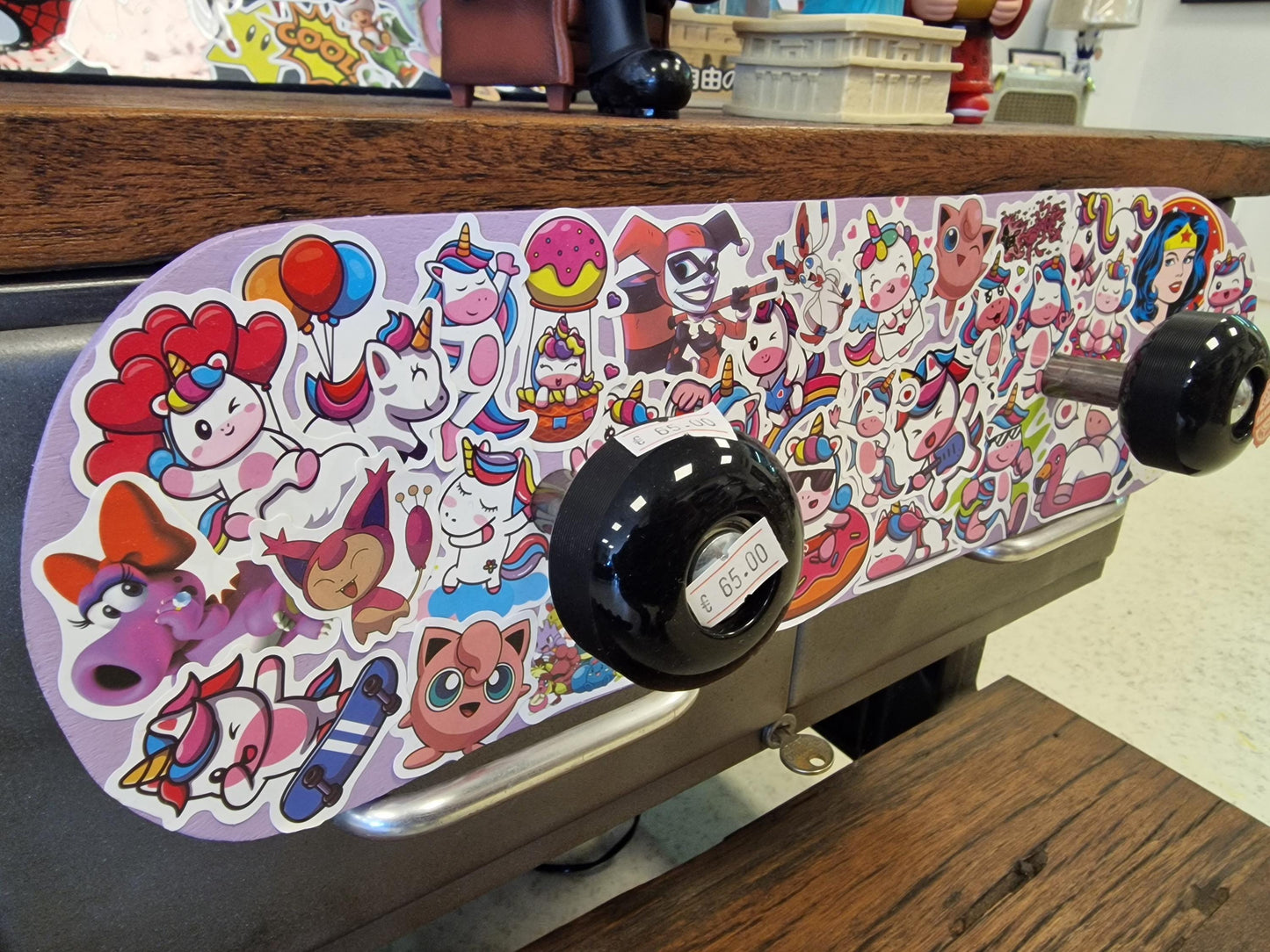 Mini skateboard girly porte manteau  pop art Etsy