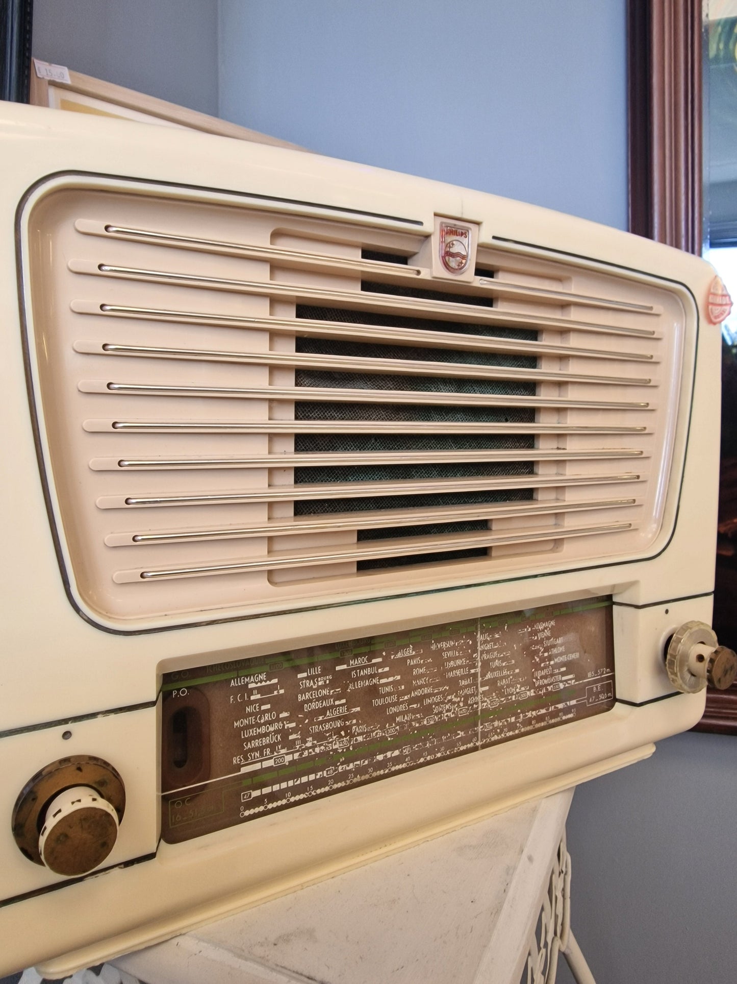 ENCEINTE BLUETOOH ancienne radio philips Vintagedison