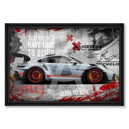 Cadre GT3 RS Red – Collection Rubix CADRAVEN