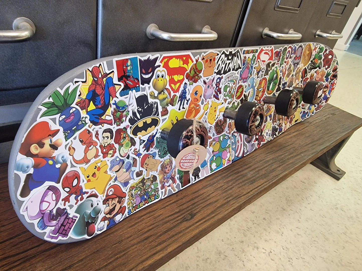 skateboard porte manteau pop art Etsy