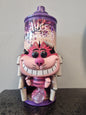 Bombe de peinture Alice au Pays des Merveilles – Chat du Cheshire – Décoration Disney customisée