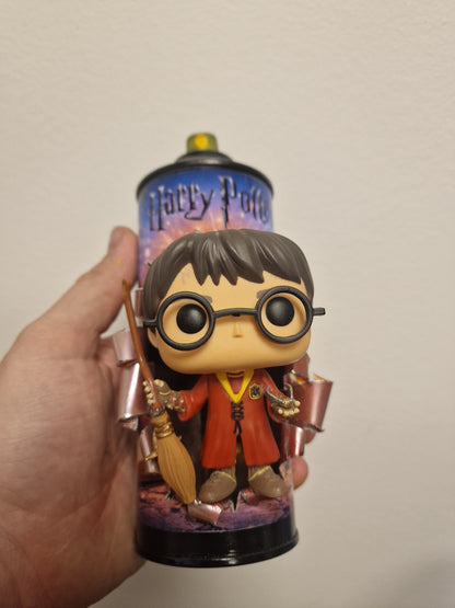 Bombe de peinture custom harry potter pop culture artisanale
