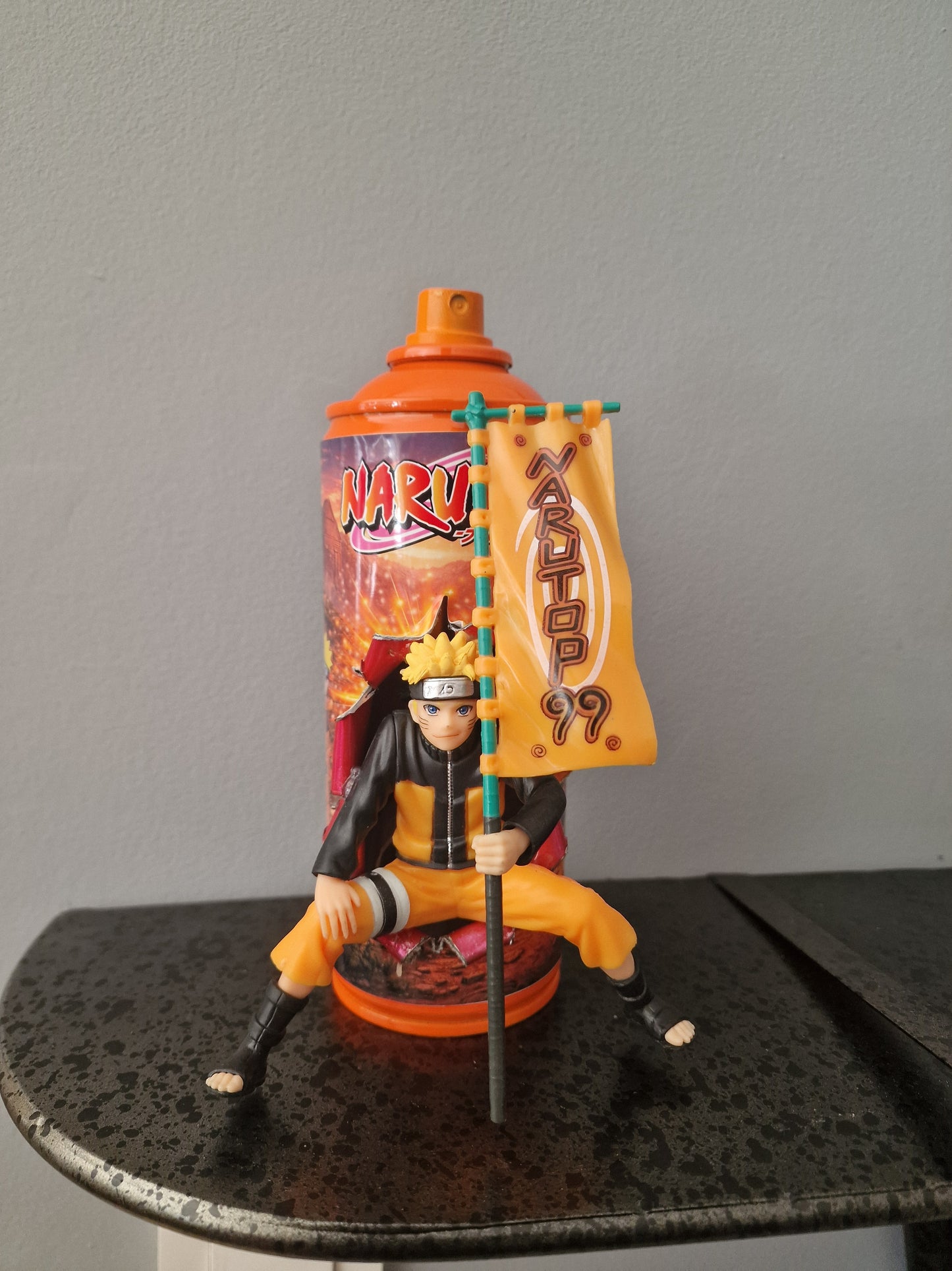 Bombe de peinture custom pokemon – Figurine pop naruto 3 pop culture artisanale