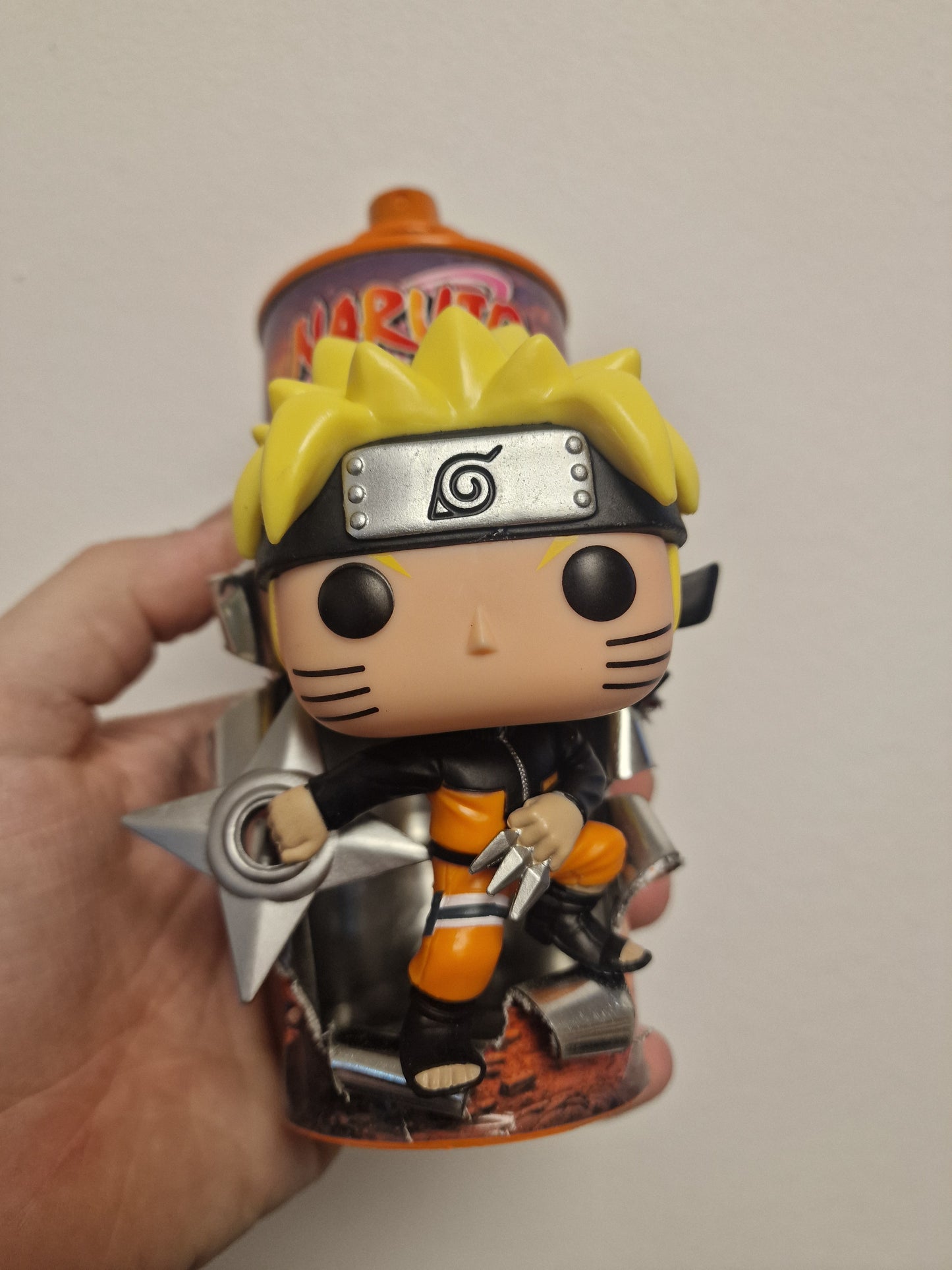 Bombe de peinture custom pokemon – Figurine pop naruto pop culture artisanale