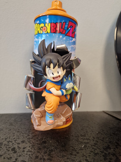 Bombe de peinture custom dragon ball z – Figurine little sangoku 2 pop culture artisanale
