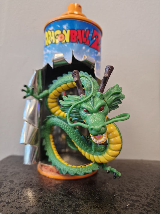 Bombe de peinture custom dragon ball z – Figurine shenron  pop culture artisanale