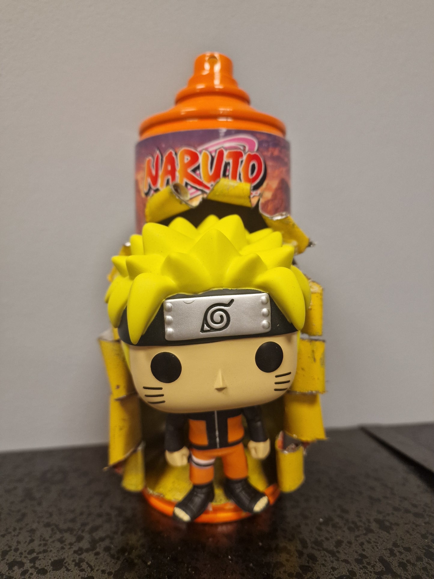Bombe de peinture custom pokemon – Figurine pop naruto 4 pop culture artisanale