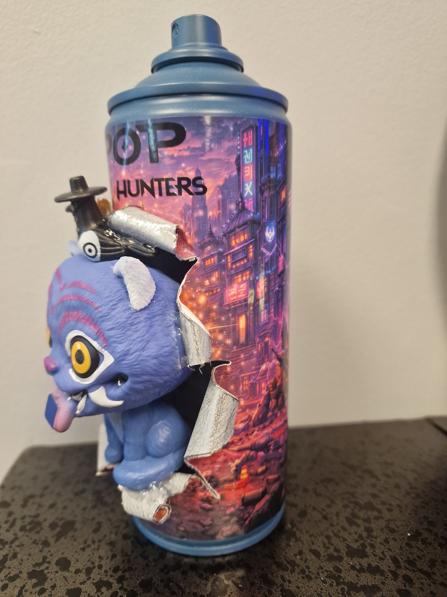 Bombe de peinture custom pokemon – Figurine Kpop demon hunter pop culture artisanale