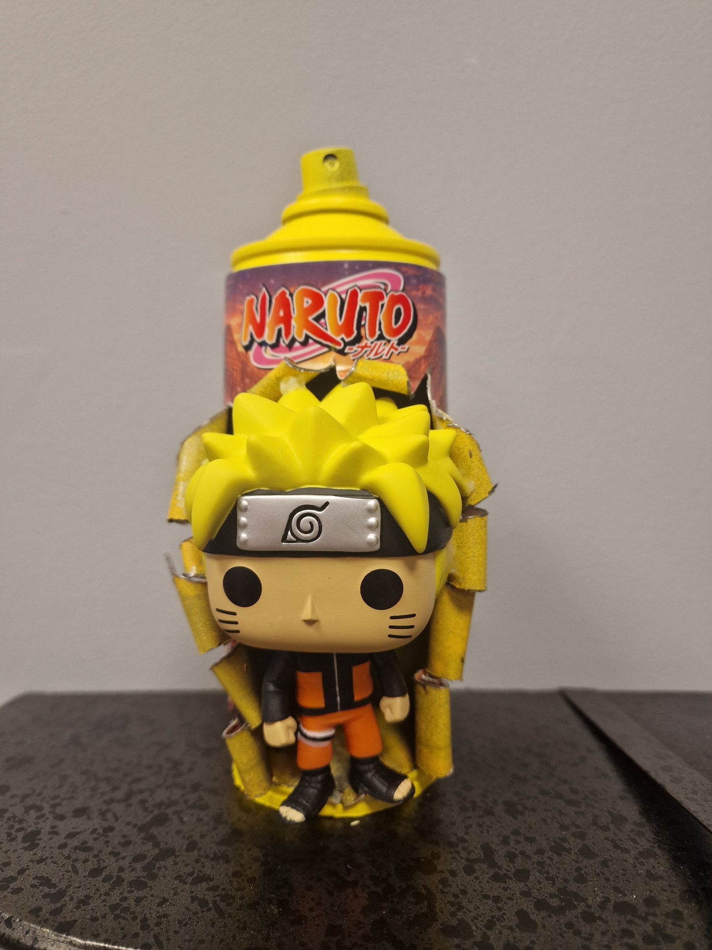 Bombe de peinture custom pokemon – Figurine pop naruto 3 pop culture artisanale