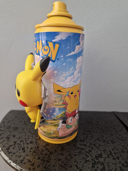 Bombe de peinture custom pokemon – Figurine pop pikachu 2 pop culture artisanale