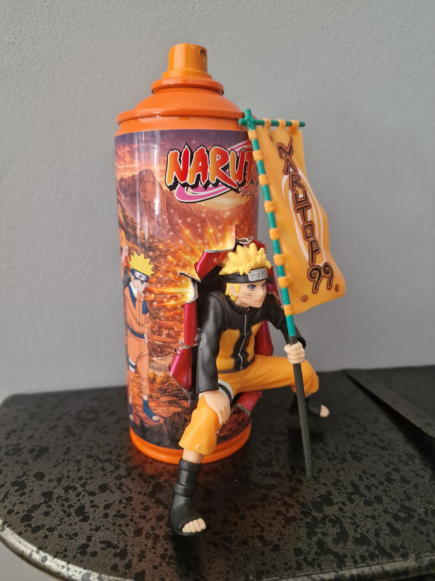 Bombe de peinture custom pokemon – Figurine pop naruto 3 pop culture artisanale