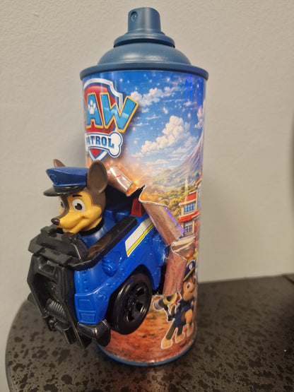 Bombe de peinture custom pat patrouille – Figurine chase pop culture artisanale