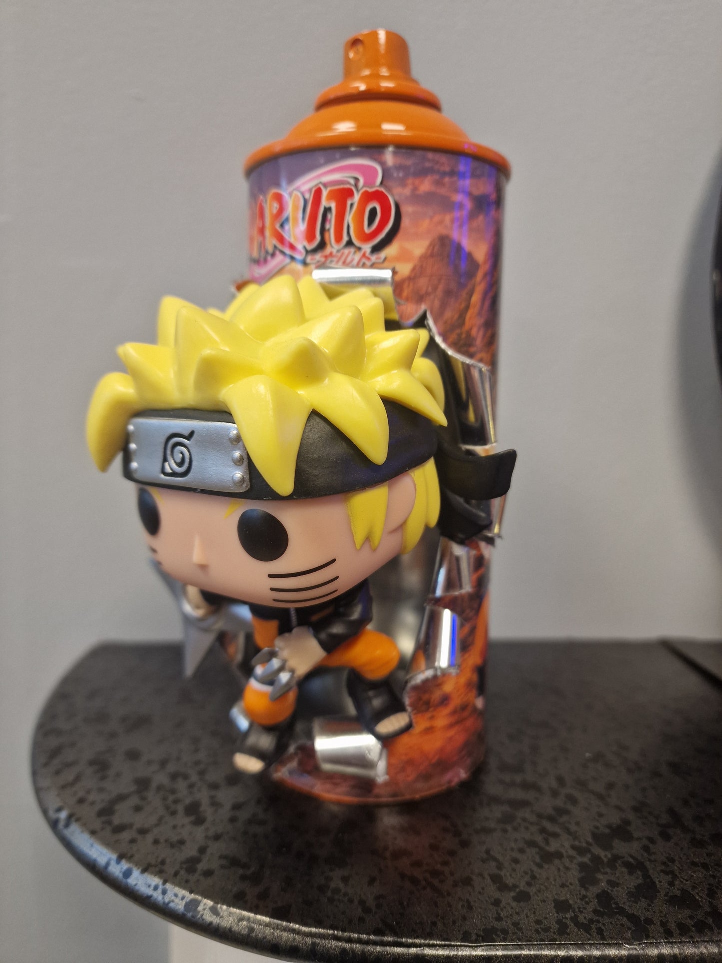 Bombe de peinture custom pokemon – Figurine pop naruto pop culture artisanale