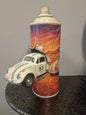 Bombe de peinture custom Volkswagen – Figurine coccinelle pop culture artisanale