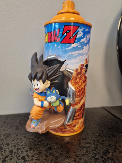 Bombe de peinture custom dragon ball z – Figurine little sangoku 2 pop culture artisanale