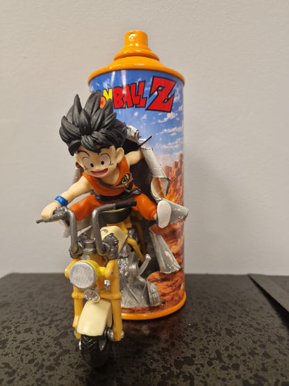 Bombe de peinture custom dragon ball z – Figurine little sangoku pop culture artisanale