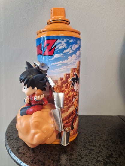 Bombe de peinture custom dragon ball z – Figurine little sangoku nuage magique pop culture artisanale