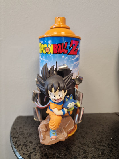 Bombe de peinture custom dragon ball z – Figurine little sangoku 2 pop culture artisanale