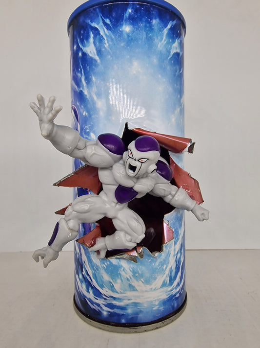 Bombe de peinture custom dragon ball z – Figurine freezer pop culture artisanale