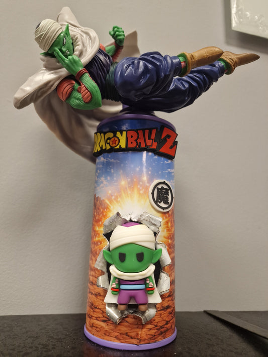 Bombe de peinture custom dragon ball z – Figurine little picolo pop culture artisanale