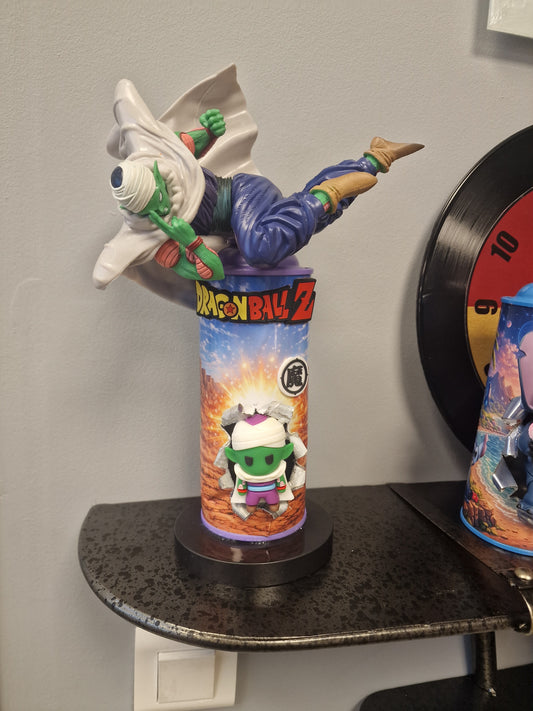 Bombe de peinture custom dragon ball z – Figurine little picolo pop culture artisanale
