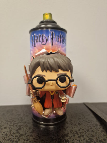 Bombe de peinture custom harry potter pop culture artisanale