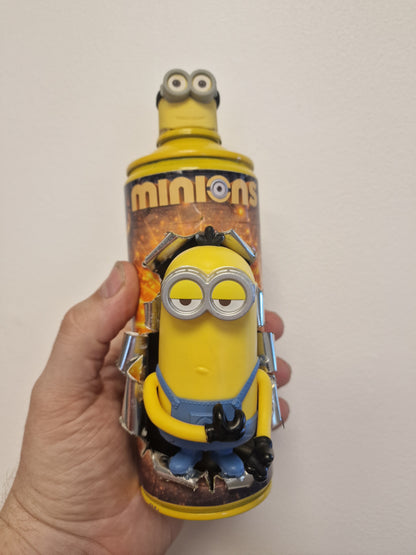 Bombe de peinture custom minions– Figurine des minions 3 pop culture artisanale
