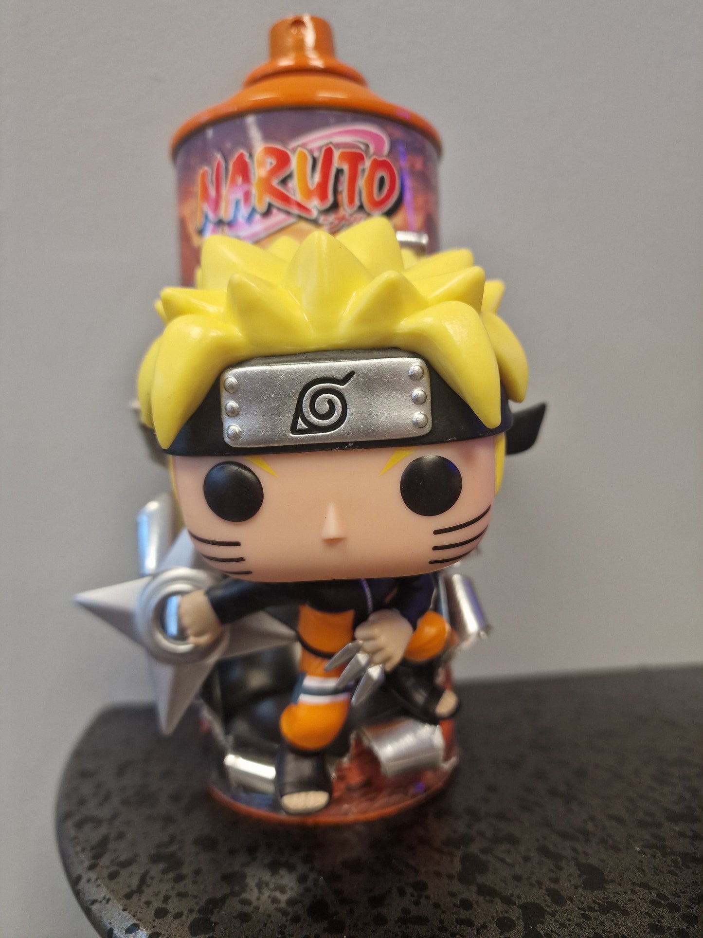 Bombe de peinture custom pokemon – Figurine pop naruto pop culture artisanale