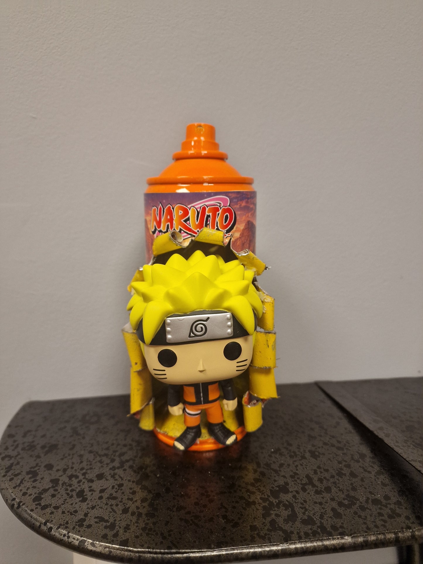 Bombe de peinture custom pokemon – Figurine pop naruto 4 pop culture artisanale