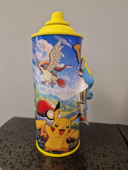 Bombe de peinture custom pokemon – Figurine pikachu 2  pop culture artisanale