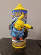 Bombe de peinture custom pokemon – Figurine pikachu 2  pop culture artisanale
