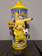 Bombe de peinture custom pokemon – Figurine pikachu  football pop culture artisanale