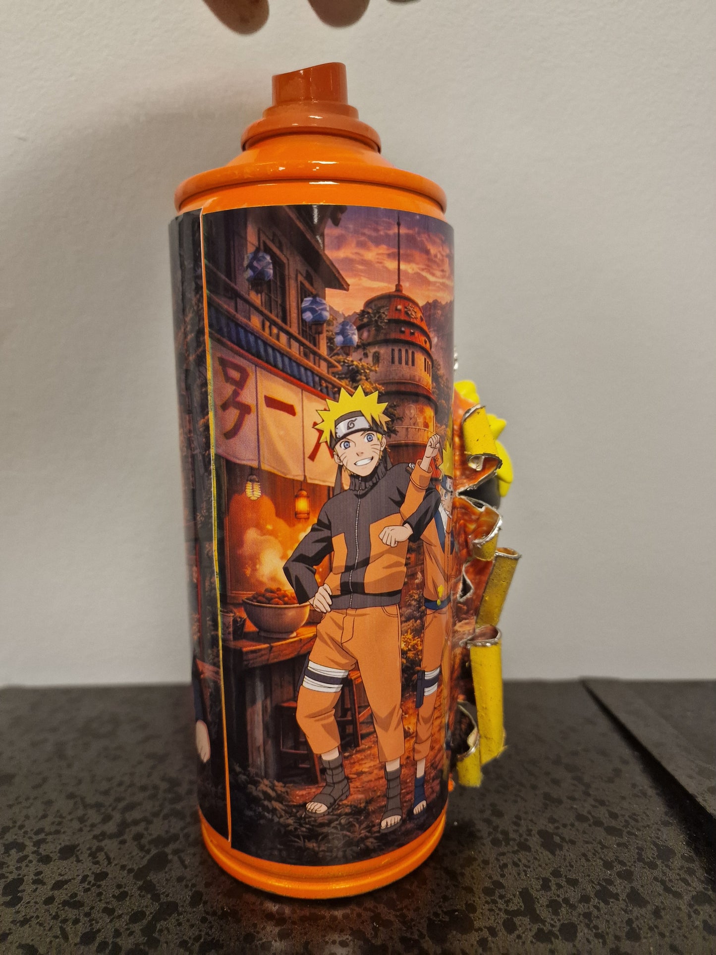 Bombe de peinture custom pokemon – Figurine pop naruto 4 pop culture artisanale
