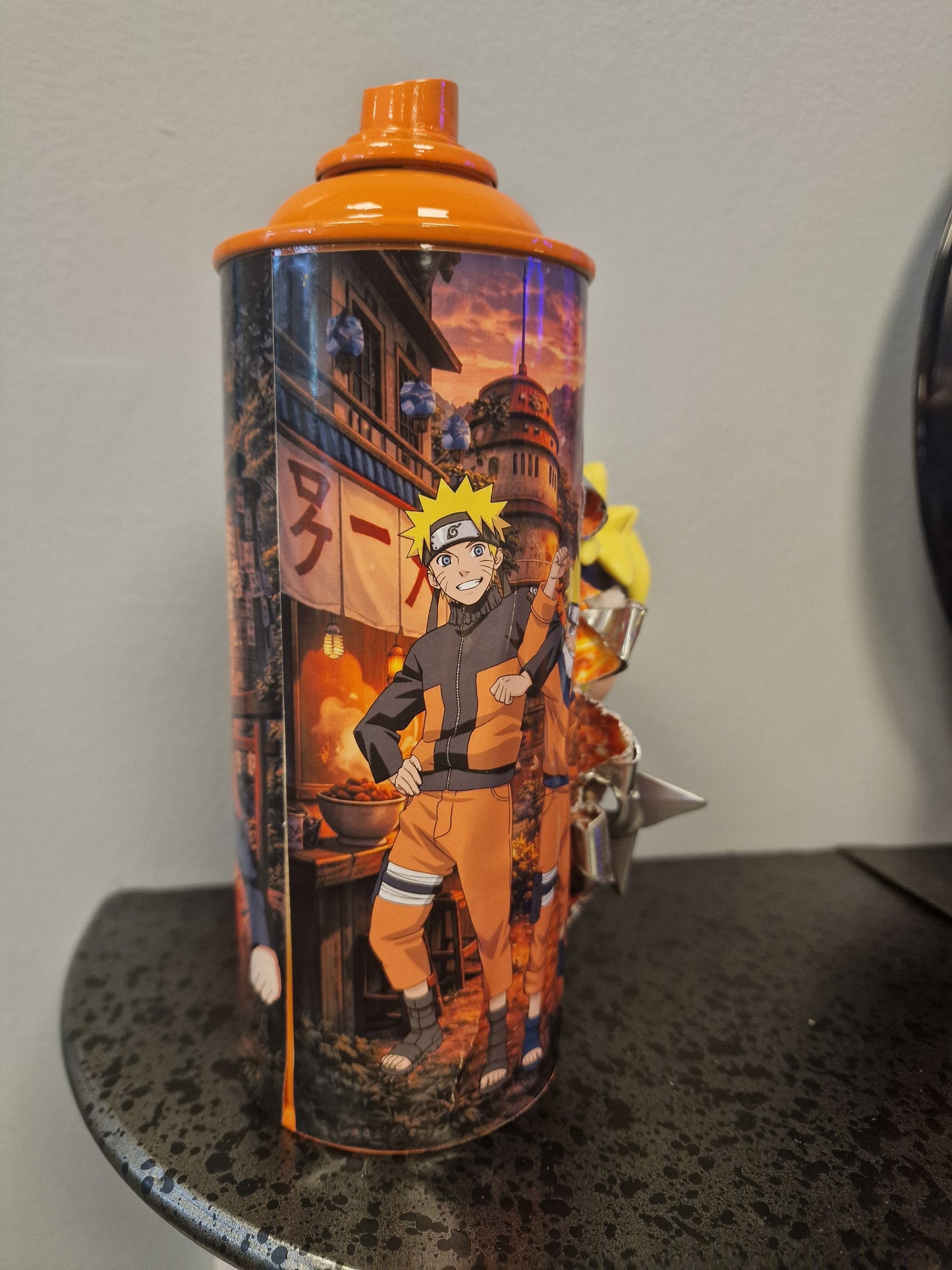 Bombe de peinture custom pokemon – Figurine pop naruto pop culture artisanale