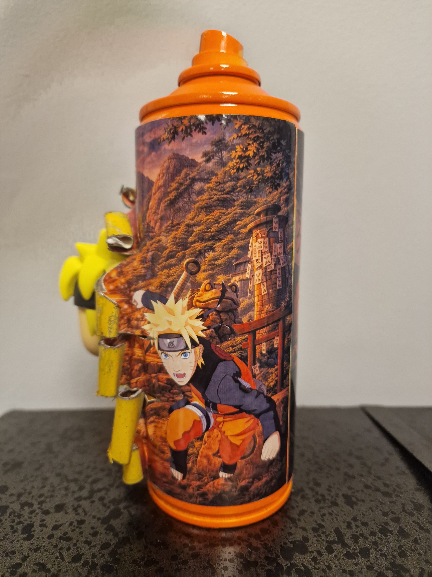 Bombe de peinture custom pokemon – Figurine pop naruto 4 pop culture artisanale