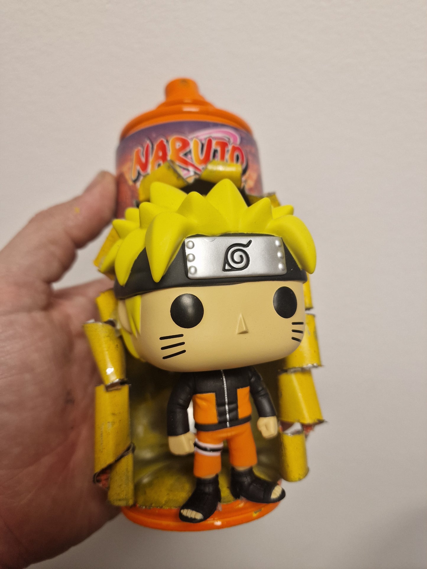Bombe de peinture custom pokemon – Figurine pop naruto 4 pop culture artisanale