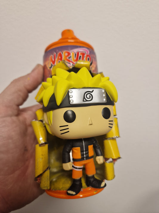 Bombe de peinture custom pokemon – Figurine pop naruto 4 pop culture artisanale