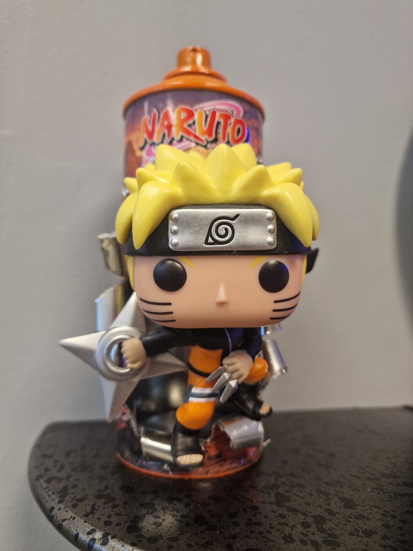 Bombe de peinture custom pokemon – Figurine pop naruto pop culture artisanale