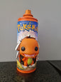 Bombe de peinture custom pokemon – Figurine salameche  pop culture artisanale