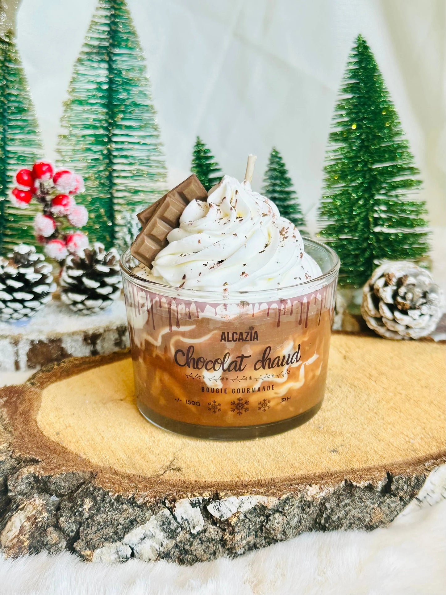 Bougie gourmande - Chocolat chaud Alcazia