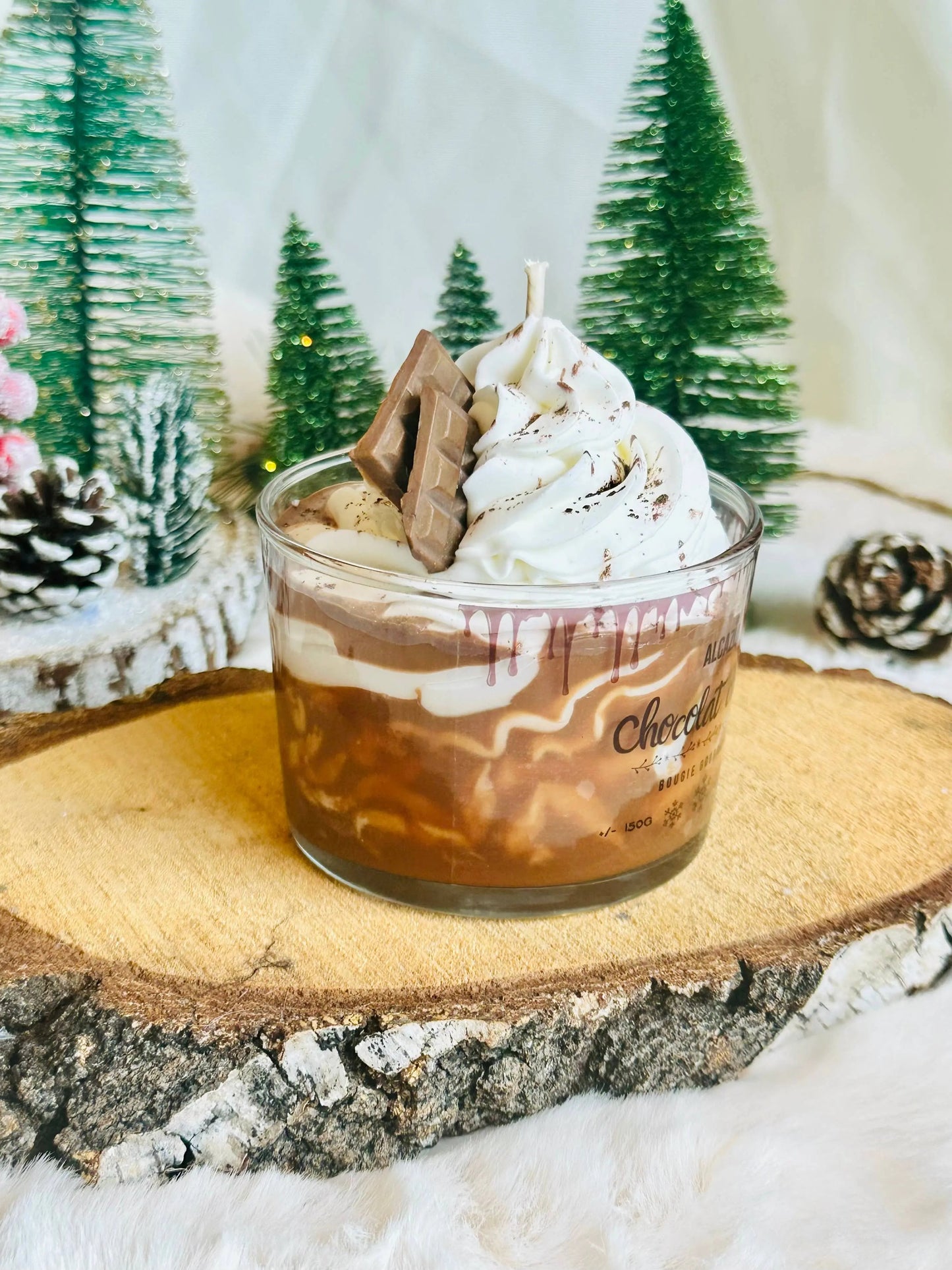 Bougie gourmande - Chocolat chaud Alcazia