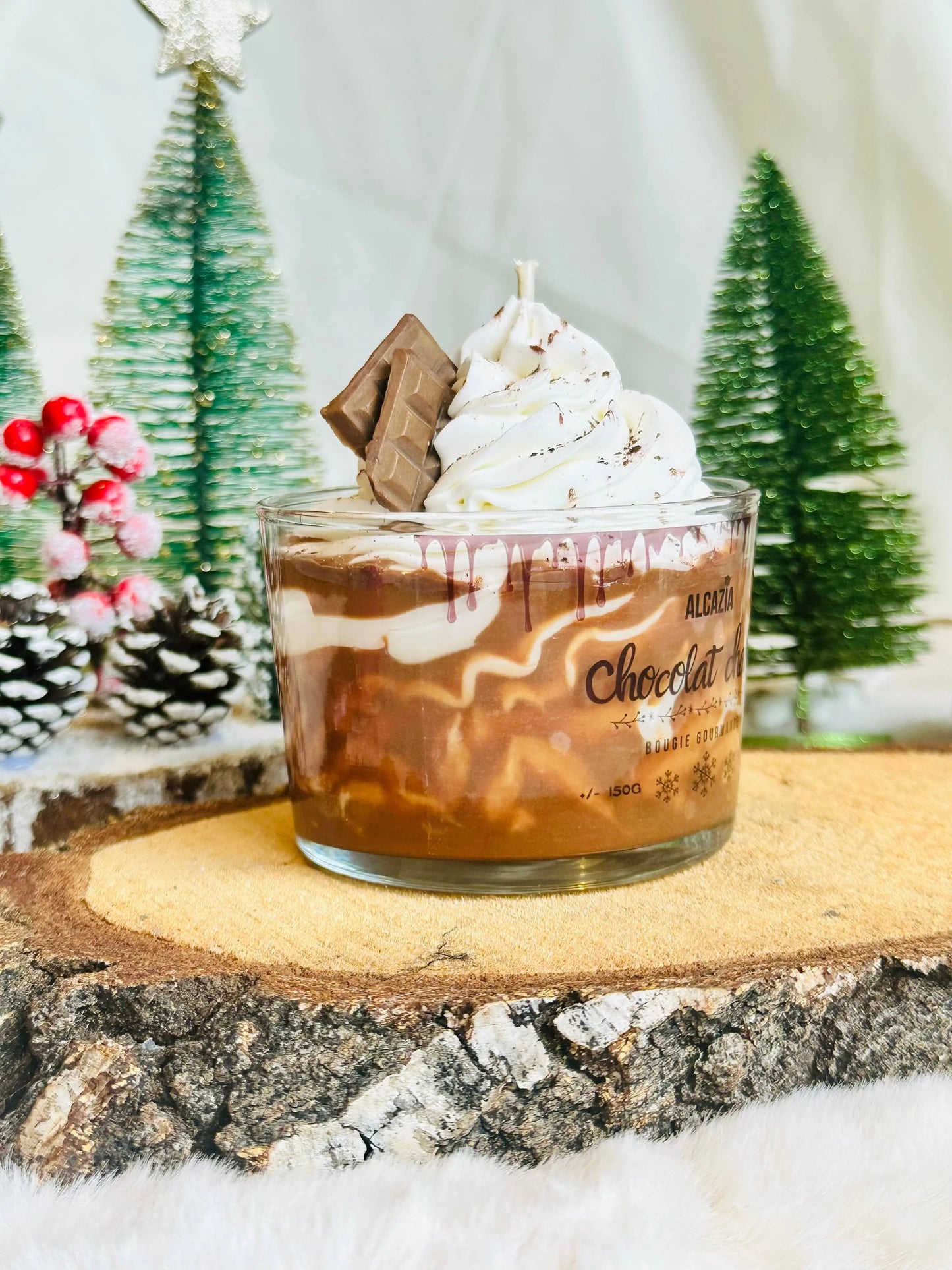 Bougie gourmande - Chocolat chaud Alcazia
