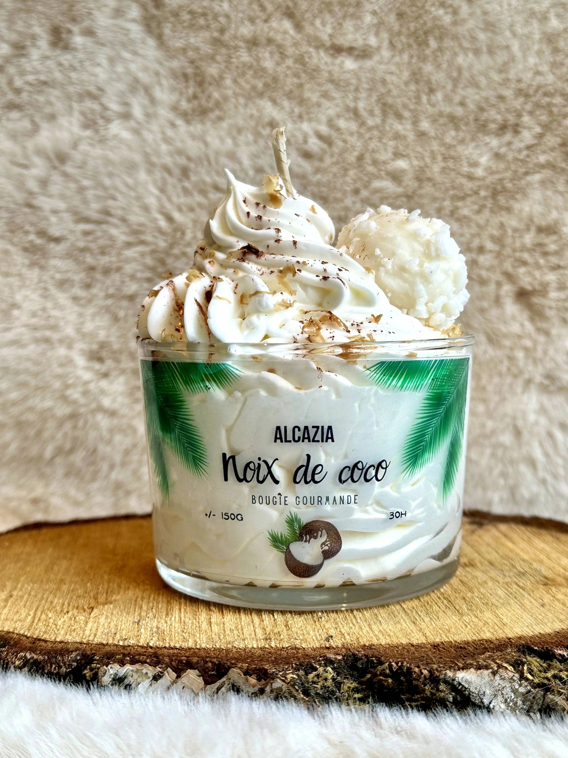 Bougie gourmande - Noix de coco (Copie) Alcazia