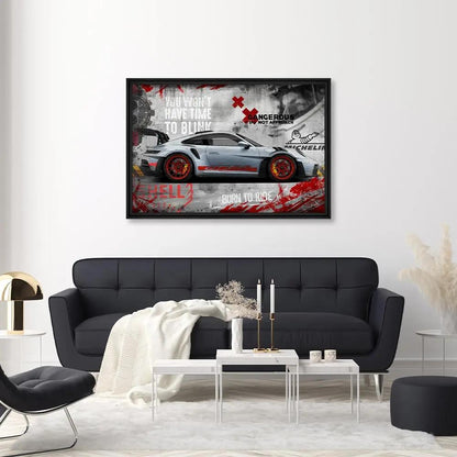 Cadre GT3 RS Red – Collection Rubix CADRAVEN