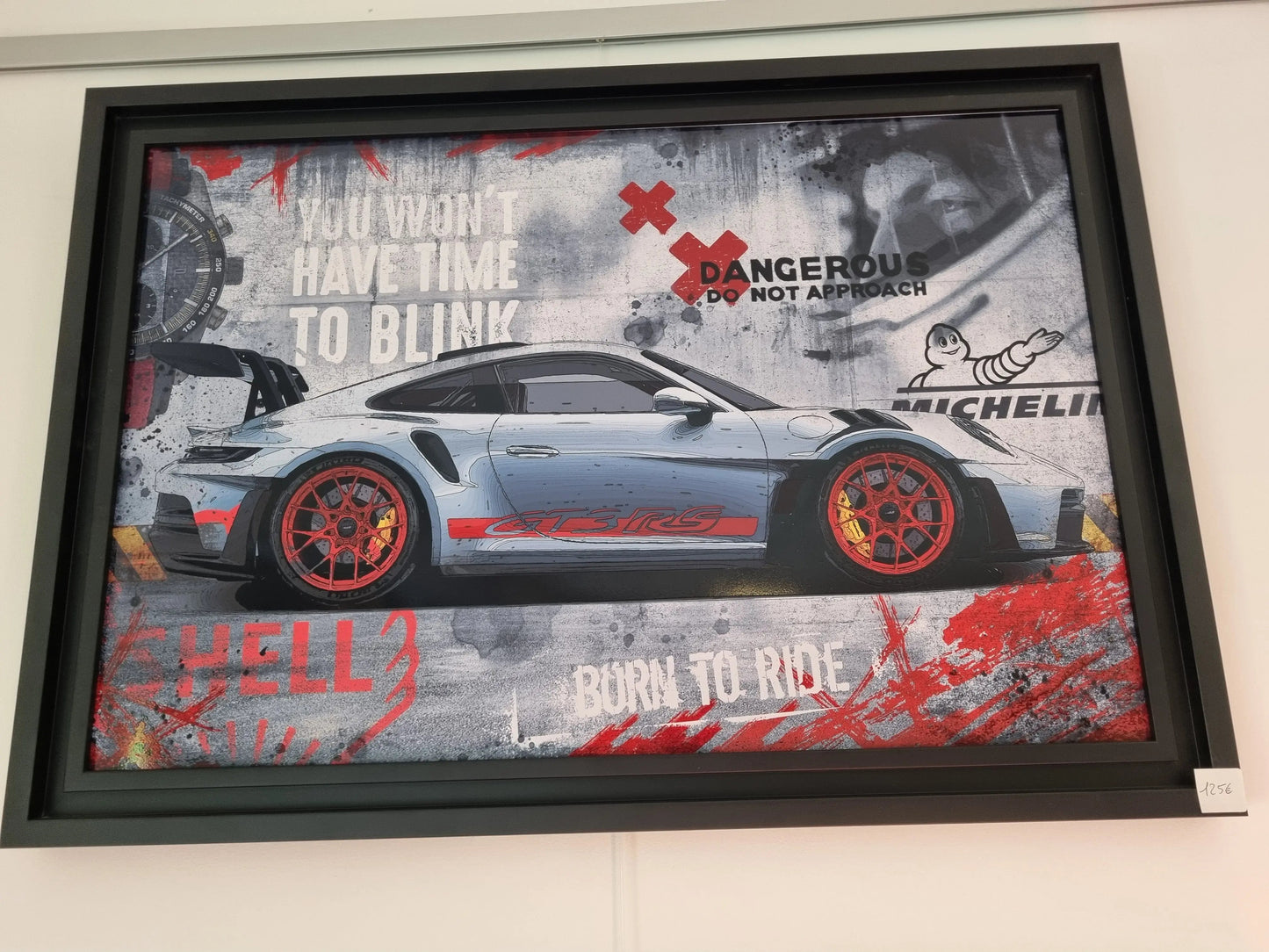 Cadre GT3 RS Red – Collection Rubix CADRAVEN