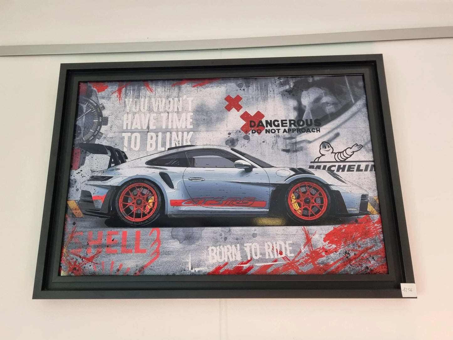 Cadre GT3 RS Red – Collection Rubix CADRAVEN