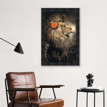 Cadre Lion Punk – Sylvain Binet CADRAVEN